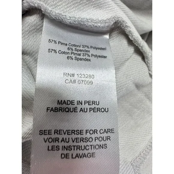 Travis Mathew Mens Polo Shirt Golf X-Large Off-White Pima Cotton Blend Brickyard - Picture 11 of 11